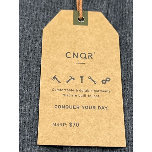 NWT CNQR Mens Button Up Shirt Long Sleeve Shirt Work Casual All Weather Shirt - Picture 4 of 13